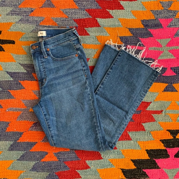 Madewell Cali Boot Denim Halstead Wash - Picture 1 of 9